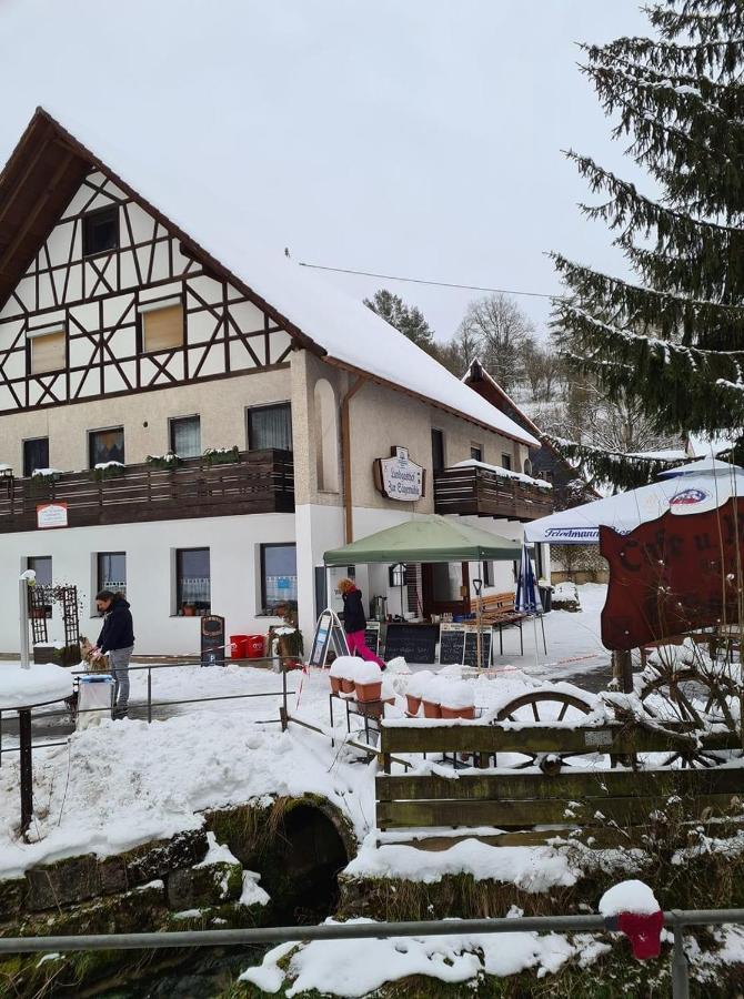 Appartamento Gasthof Zur Sagemuhle Hiltpoltstein Esterno foto